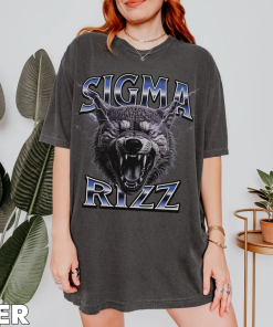 Sigma Rizz T-Shirt, Comfort Colors® Lone Wolf…