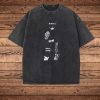 Double Sided Guts Washed T-Shirt, Retro Oversized Baggy Shirt, Streetwear, Pump Cover, Berserk, Graphic Design, Color Variety