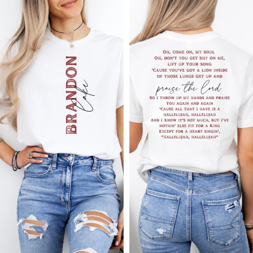 Brandon Lake Gratitude Song Lyric Shirt, Gratitude Music Shirt, Brandon Lake Fan Shirt, Brandon Lake Concert 2024 Shirt, Christian Shirt