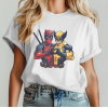 Deadpool Wolverine Besties Forever Shirt, Fathers Day Shirt, Wolverine Deadpool Movie Tee, Superhero Best Friends Shirt, Men’s and Women’s