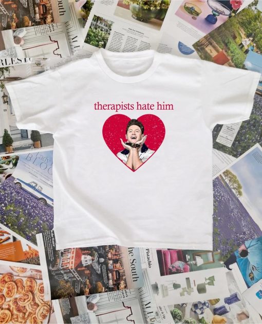 Therapists Hate Him Baby Tee For Fans Gifts For Her Gift for Lovers Gift For Gf