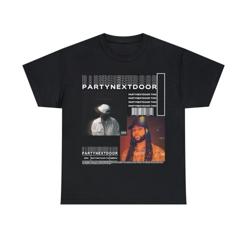 Partynextdoor Album Cover T-Shirt, Bootleg Tee Vintage Graphic Tee Merch Streetwear Hip-Hop