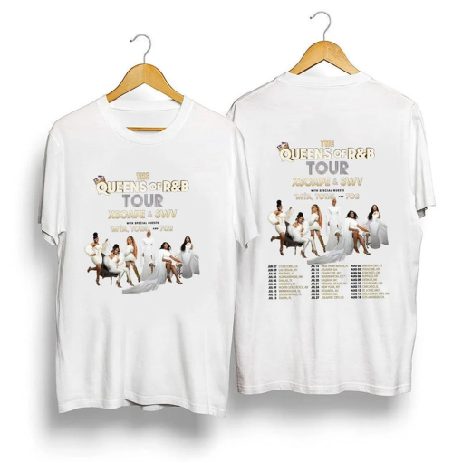 SWV & Xscape Queens of RB Tour 2024 Shirt, SWV and Xscape 2024 Concert Tshirt, Queen of R and B Music Tour Shirt