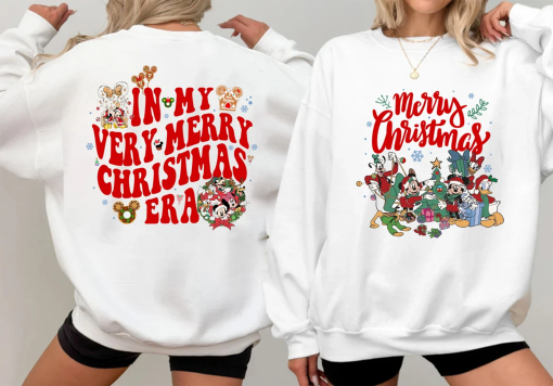 Mickey’s Very Merry Christmas Party Shirt, Disneyland 2024 Christmas Shirt, Mickey and Friends Holiday Vacation Shirt, Minnie Christmas Tee