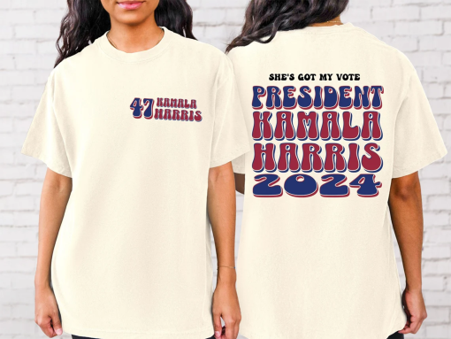 She’s Got My Vote Kamala Harris Shirt, Political T Shirt, Election 2024, Debate 2024 Shirt, Rally Shirt, Democrat T-shirt, Equal Rights