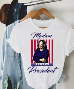 Kamala Harris Presidential Shirt, Madam President Tee,…