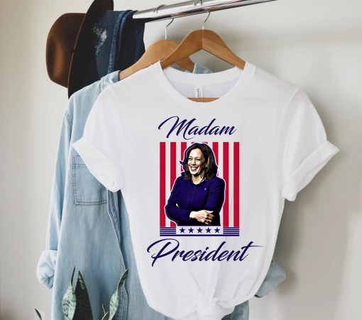 Kamala Harris Presidential Shirt, Madam President Tee, Kamala Rally Shirt, Presidential Election 2024