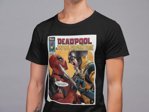 Deadpool & Wolverine Friends Shirt, Deadpool 3 Movie Shirt, Marvel X-Men Deadpool and Wolverine Movie 2024 Logo T-shirt, MCU Fan