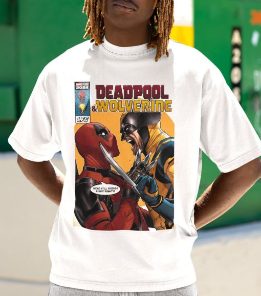 Deadpool & Wolverine Friends Shirt, Deadpool 3 Movie Shirt, Marvel X-Men Deadpool and Wolverine Movie 2024 Logo T-shirt, MCU Fan