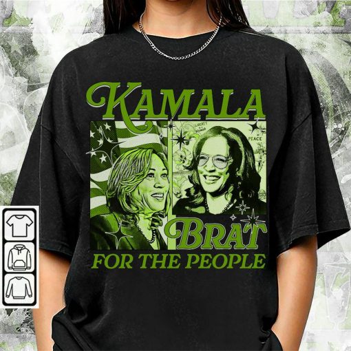 BlvckStyle Kamala Brat Comic Shirt, Kamala Harris For President 2024, Vintage Girl Power Gift Unisex Shirt, Hoodie, Sweatshirt