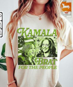 BlvckStyle Kamala Brat Comic Shirt, Kamala Harris…