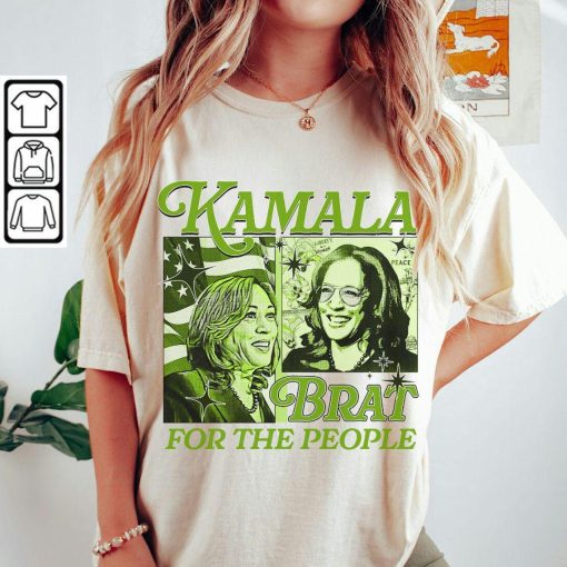 BlvckStyle Kamala Brat Comic Shirt, Kamala Harris For President 2024, Vintage Girl Power Gift Unisex Shirt, Hoodie, Sweatshirt