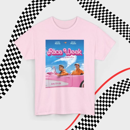 Lando Norris and Oscar Piastri Mclaren Formula One T-Shirt Barbie Race Themed F1 Gift Tee F1 Driver Shirt Inspired Aesthetic Racing Clothing