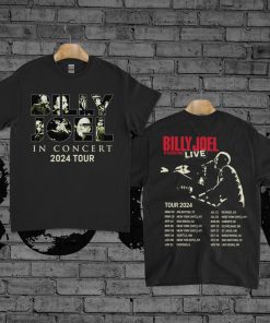 Billy Joel Music Tour 2024 Unisex T-shirt,…