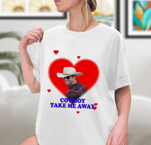 Cowboy take me away Glen Powell as Tyler Owens Twister 2024 Shirt, Sweatshirt, Hoodie