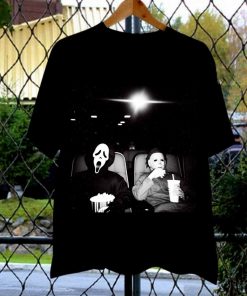 Halloween Michael Myers and Ghost Face Shirt,…