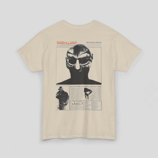 MF Doom Shirt | MF Doom Album Cover Shirt | Madvillain Metal Face T-Shirt | MF Doom Merch | Doomsday Tee | Mf Doom Vintage 90’s Tee