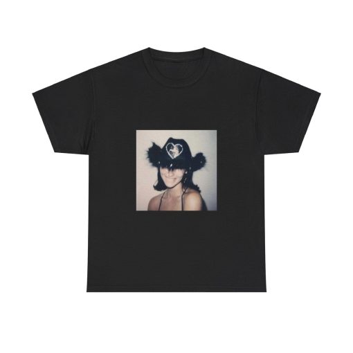 Gracie Abrams Aesthetic Black and White Cowgirl Hat Print T Shirt