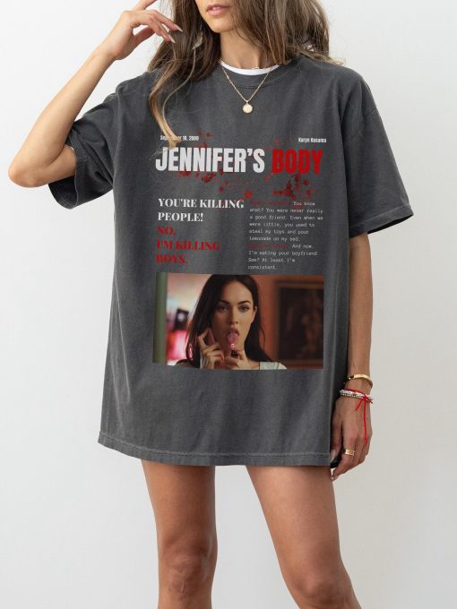 Jennifer’s Body Shirts, Jennifer Check Meme Shirt, Megan Fox Top, Horror Movie T-shirt, Halloween films Tee, Y2k Inpsired Tee