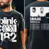 Blink 182 Shirt, Comfort Colors Retro Blink 182 Concert Graphic Shirt, Arrow Smiley Retro Shirt, Vintage Blinks Shirt, Punk Rock