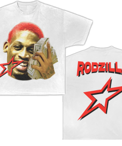 Dennis Rodman Money Talk Star Back Tee…