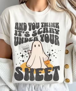 Gynecologist Halloween Funny Tshirt, Cute Ghost and…