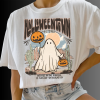 Just Waiting For Halloween Sweatshirt, Retro Horror Characters Halloween T-shirt, Gifts for Halloween, Spooky Season Shirt, Halloween Shirt