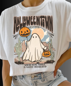 Halloween Est 1998 Sweatshirt, Halloween Ghost Shirt,…