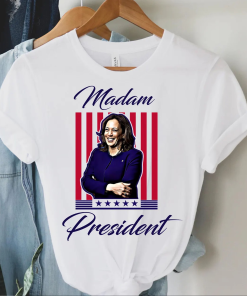 Kamala MADAM PRESIDENT Shirt, Kamala Harris Tee,…