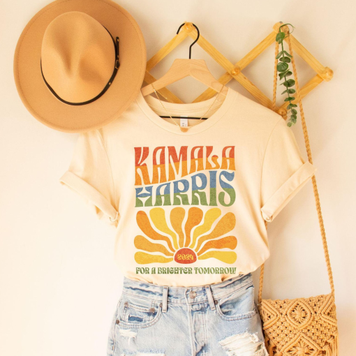 Kamala Harris 2024 Shirt Kamala for President Shirt Boho Aesthetic Tee Retro Tee Election 2024 Shirt LGBTQIA Rainbow Vote Democrat Vote Blue