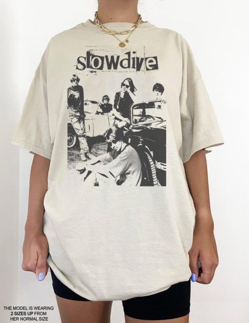 Slowdive band retro shirt, Slowdive indie shoegaze shirt