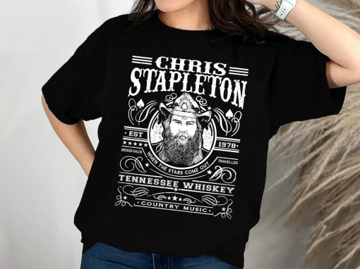 Chris Stapleton Tennessee Whiskey Strawberry Wine Shirt, Chris Stapleton EST 1978 TShirt, Chris Stapleton Fan Gift Tee, Stapleton Tour Shirt