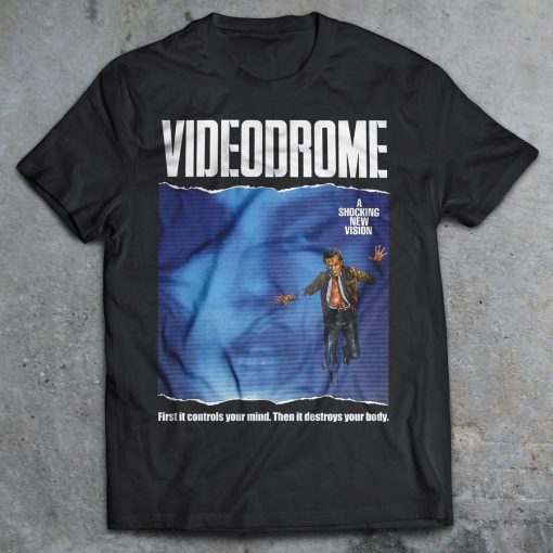 Videodrome Movie Shirt 1983 T-Shirt, David Cronenberg, Debbie Harry, James Woods, Sci-Fi Horror Shirt, Cult Film