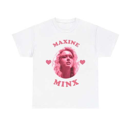 Maxine Minx pink heart Tee, Mia Goth Vintage Graphic Shirt