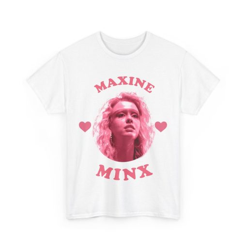 Maxine Minx pink heart Tee, Mia Goth Vintage Graphic Shirt