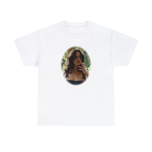 Maxine from X film directed by Ti West, A24 merch, Mia Goth, oval tee, Unisex Heavy Cotton Tee