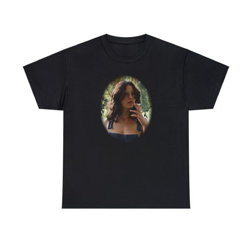 Maxine from X film directed by Ti West, A24 merch, Mia Goth, oval tee, Unisex Heavy Cotton Tee