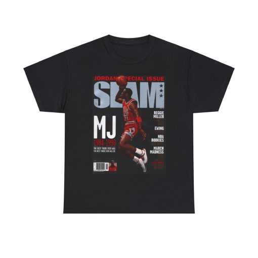 Michael Jordan Chicago Bulls Slam Cover Tee Shirt NBA