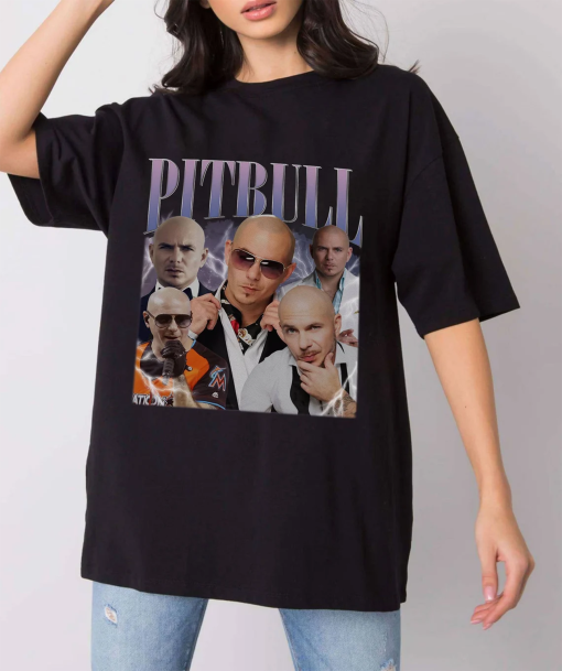 Pitbull Shirt | Vintage Pitbull Bootleg Shirt | Pitbull Hip Hop Shirt | Rap Shirt | Vintage 90s Retro 90 Shirt | Pitbull Tshirt