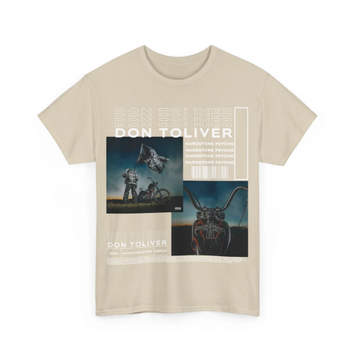 Don Toliver “Hardstone Psycho” Album Fan Merch Concert World Tour Travis Scott Tee Shirt