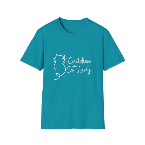 Childless Cat Lady, J.D. Vance quote, Unisex Softstyle T-Shirt