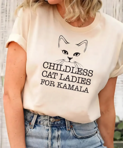 Kamala Harris President 2024 Shirt, Childless Cat…