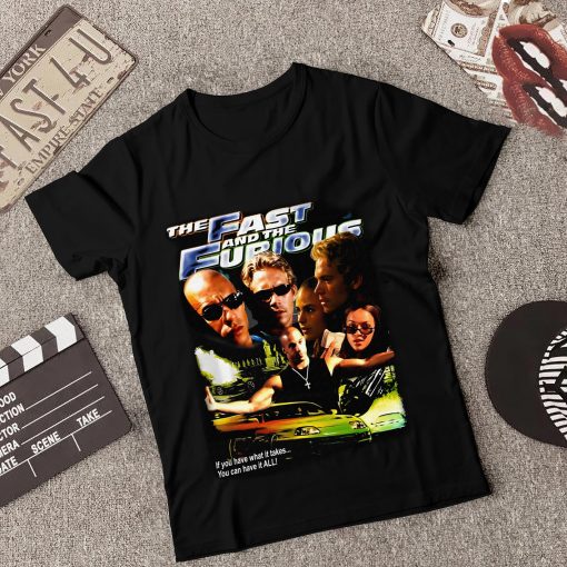 The Fast And The Furious Movie Poster Inspired Retro Unisex Classic T-Shirt