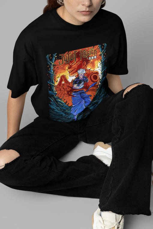 Gojo Satoru Shirt Toji Fushiguro T-Shirt Jujutsu Kaisen Anime Tshirt JJK Sukuna