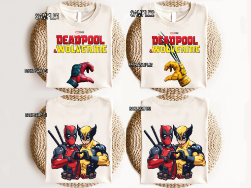 Marvel Deadpool Wolverine Besties Shirt, Disney Superhero Shirt, Disney Antihero Shirt, Disney Marvel Shirt, Disneyland Vacation Shirt