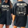 Koe Wetzel Shirt, Koe Wetzel Damn Near Normal Tour 2024 Shirt, Koe Wetzel Fan Gift, Koe Wetzel Rock Country 2024 Concert, Koe Wetzel Merch