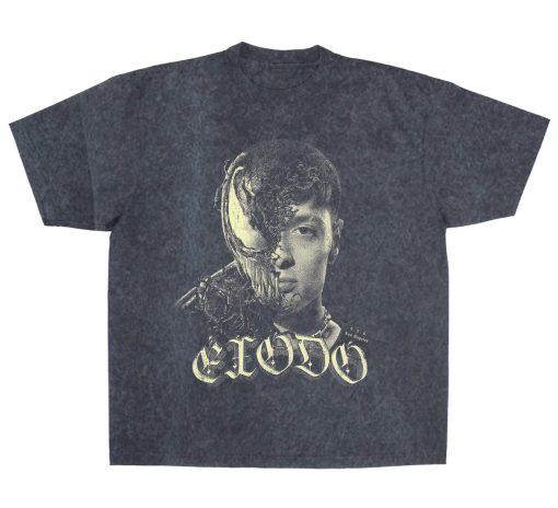 EXODO Peso Pluma Tour Merch Unique V3nom Big Head Shirt