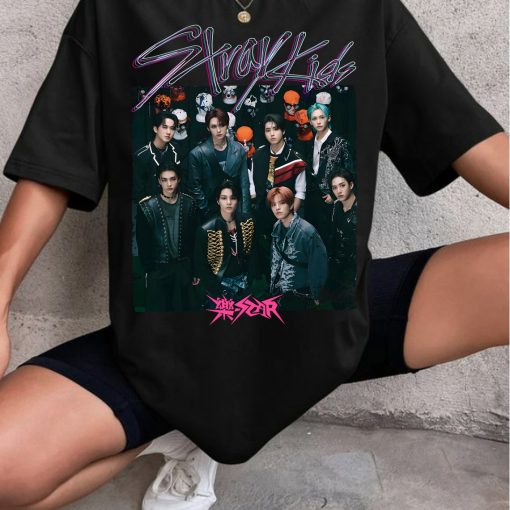 Stray Kids ROCK-STAR Album Hoodie, Stray Kids 樂-STAR T-Shirt, Vintage Stray Kids Skzoo, Skz Rock Star Shirt, Bang Chan, Lee Know, Changbin