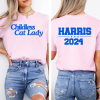 Childless Cat Ladies United for Harris Shirt, Childless Shirt, Childless Cat Lady Shirt, Childfree by Choice, Vote Blue, Kamala Harris 2024