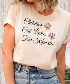 Kamala Harris President 2024 Shirt, Childless Cat…